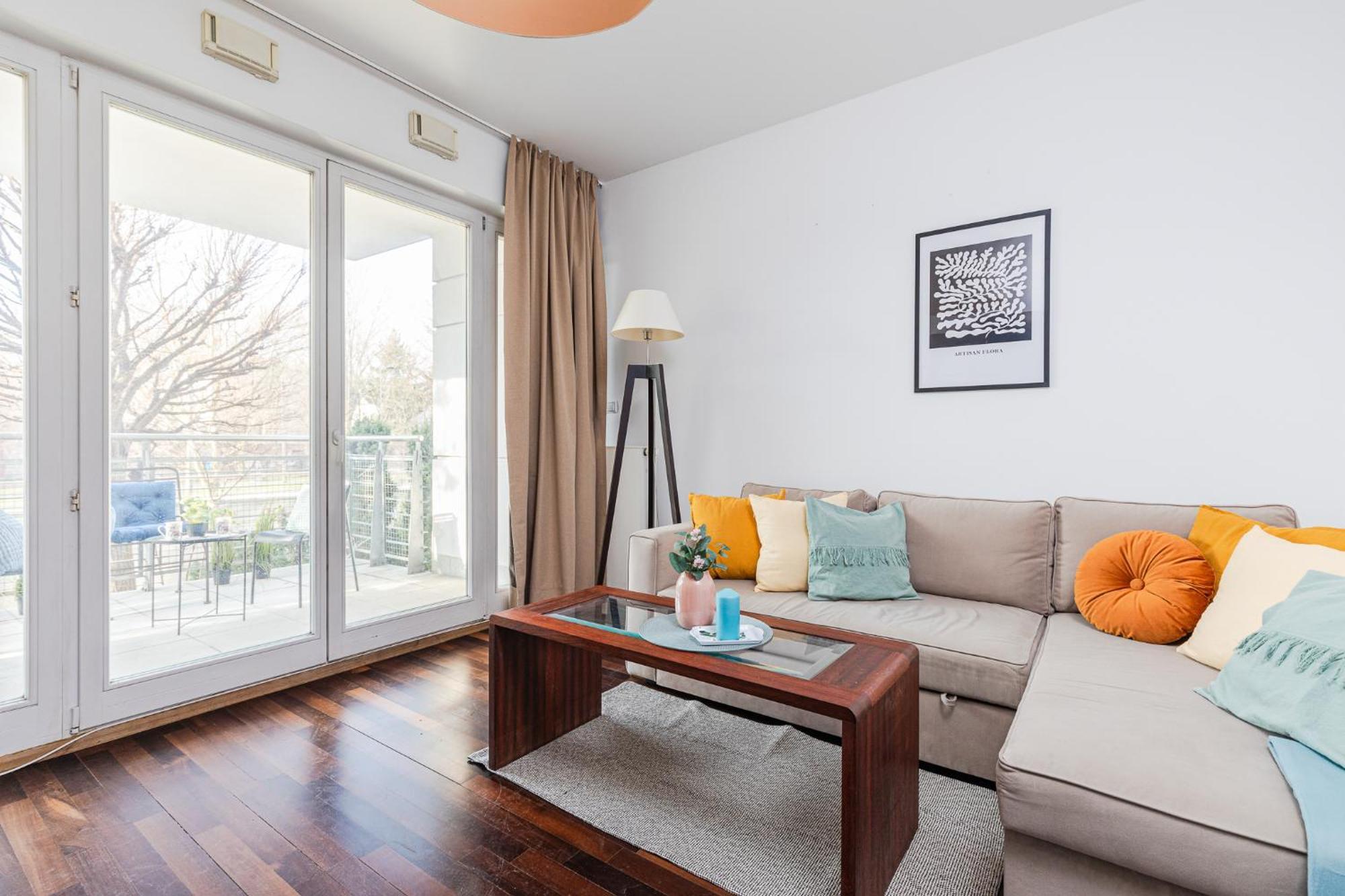 Superapart Wilanowska Apt 20 "Pet-Friendly 1Br Home With Patio Варшава Экстерьер фото